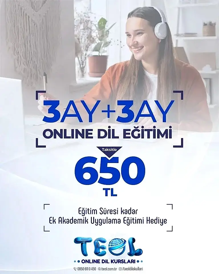 3 AY + 3 AY ONLINE DİL EĞİTİM