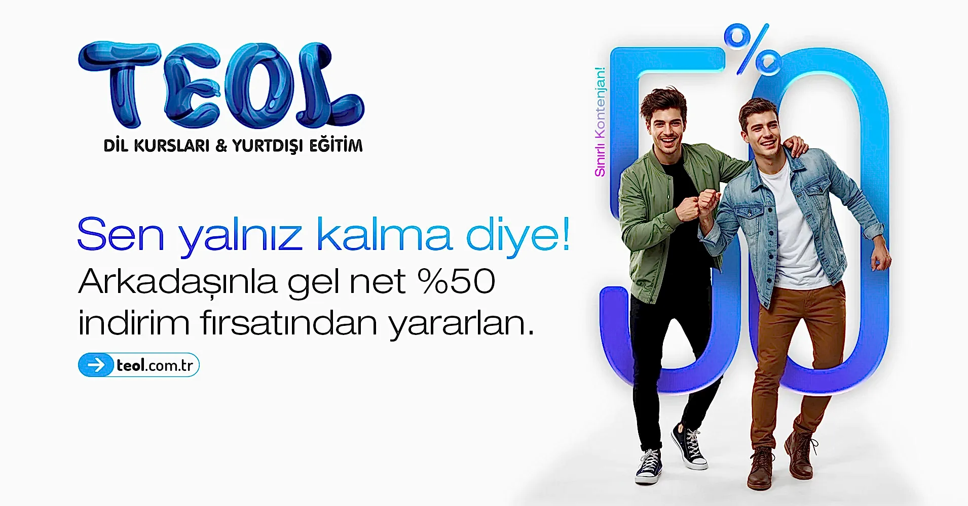 %50 İNDİRİM FIRSAT!